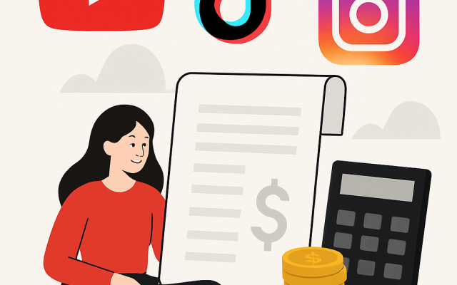 Quanto paga YouTube, TikTok e Instagram? A matemática real da criação de conteúdo