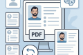 Criador de currículo grátis: monte o seu com IA, modelos prontos e PDF na hora